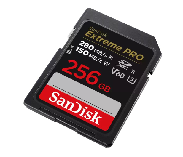 Sandisk 256GB SDXC Extreme PRO 280MB/s V60 UHS-II - 1163857 - zdjęcie 3